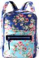 Harp Flowericious Blue Backpack With 14