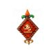 Ghasitaram Ganesha Hanging Diamond Shaped Traditional Gift 892