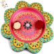 Ghasitaram Pink Flower Pooja Thali d13pinkflowerpoojathali