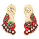 Ghasitaram Multicolor Metal Laxmi Goddess Feet Decorative Appliance d14multicolourlaxmifeetg14480