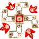 Ghasitaram Acrylic Swastik Rangoli d14swastiks66325