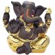 Ghasitaram Terricota Ganesha Gold Idols g12lmstk13agold