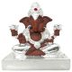 Ghasitaram Lmtk29 Silver Terricota Ganesha Silver Idols g12lmtk29