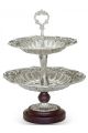 Ghasitaram Silver Two Tier Serving Platter Ps14SR1054-2WQ