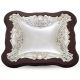 Ghasitaram Silver Wooden Base Platter ps14SR1008MBQ