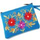 Ghasitaram Kashmiri Blue Leather Pouch r13blueleatherpouch