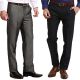 Marco USA Pack Of 2 Black & Ligth Grey Trousers Combo For Men VG2TR107