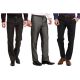 Marco USA Pack Of 3 Black, Brown & Light Grey Trousers Combo For Men VG3TR111